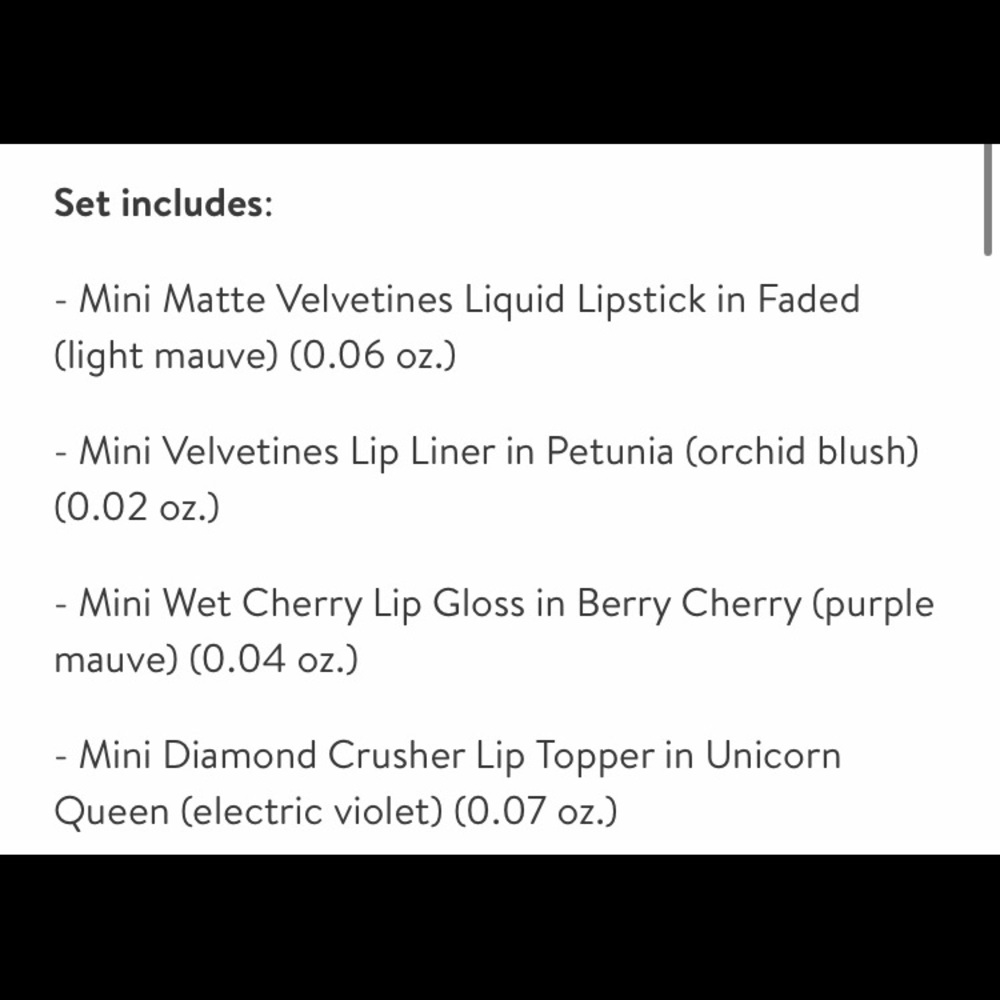 Lime Crime Mauve Lipstick Set - Picture 6 of 6